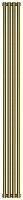 Радиатор Сунержа 05-0301-1804 Эстет-1 отопительный н/ж 1800х180 мм/ 4 секции, состаренная бронза