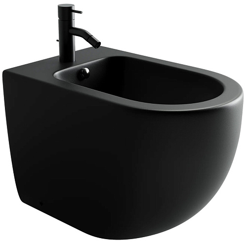 Биде Ceramica Nova CN4005MB Metropol напольное 36х57 см, черный матовый Биде Ceramica Nova CN4005MB Metropol напольное 36х57 см, черный матовый
