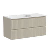Тумба Sancos SNT100LCE Snob T под раковину 99.5х44.5 см, подвесная, левая, Beige Soft Тумба Sancos SNT100LCE Snob T под раковину 99.5х44.5 см, подвесная, левая, Beige Soft