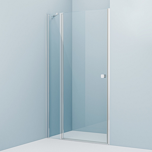 Душевая дверь IDDIS, RAY6CP1i69 Ray распашная 110х195 см, глянцевый алюминиевый профиль снят с производства
