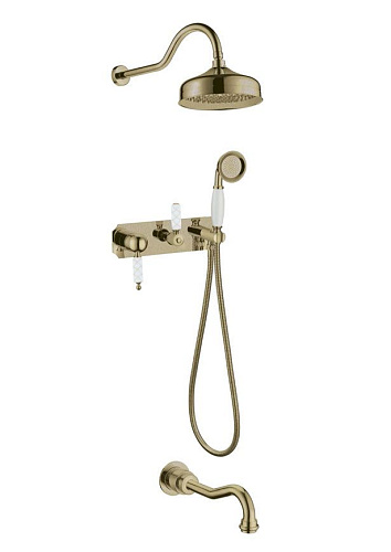 Смеситель для ванны встроенный Boheme MEDICI MURANO 308-MR-W Смеситель для ванны встроенный Boheme MEDICI MURANO 308-MR-W