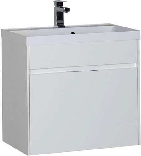 Тумба с раковиной Aquanet 00212834 Латина, 70х45 см, белая Тумба с раковиной Aquanet 00212834 Латина, 70х45 см, белая снят с производства