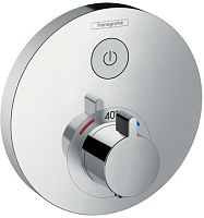 Смеситель Hansgrohe 15744000 ShowerSelect S для душа, встраиваемый, хром Смеситель Hansgrohe 15744000 ShowerSelect S для душа, встраиваемый, хром