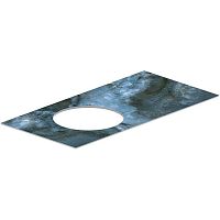 Столешница Kerama Marazzi CO2.VT277\97 Cono Onice под раковину, 100 см, синяя Столешница Kerama Marazzi CO2.VT277\97 Cono Onice под раковину, 100 см, синяя