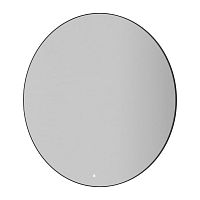 Зеркало круглое с LED подсветкой сенсор антипар 120х120 см Boheme 545-120-GM рама gun metal