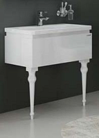 Тумба Creavit AR0085.01.BB Art с раковиной 85х80 см, белый