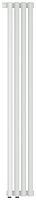 Радиатор Сунержа 12-0320-1204 Эстет-0 отопительный н/ж EU50 левый 1200х180 мм/ 4 секции, белый