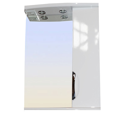 Зеркальный шкаф Loranto CS00024666 Стиль, 58х75 см, белый купить недорого в интернет-магазине Керамос