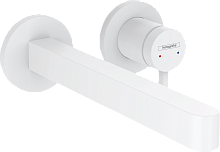 Hansgrohe 76050700 Finoris настенный смеситель для раковины 2 отв. (внешняя часть) матовый белый