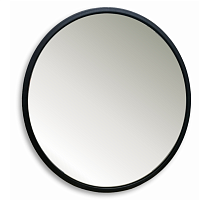 Зеркало Aquanika AQM6060RU137 METALLICA 60 см: без подсветки, металлическая рама, черный