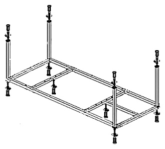 Каркас для ванны Cezares PLANE CEZARES EMP-170-75-MF-R
