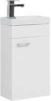 Тумба с раковиной Aquanet 00254037 Нота, 40х22 см, белая Тумба с раковиной Aquanet 00254037 Нота, 40х22 см, белая