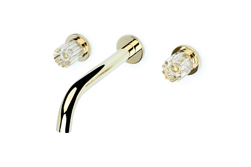 Смеситель из стены Boheme ELEGANTE 152-2-G-EL золотойй