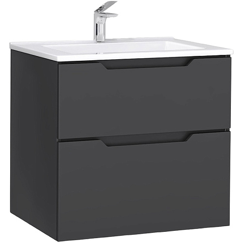 Тумба Jorno Sli.01.65/P/A Slide под раковину, подвесная 65х47 см, антрацит купить недорого в интернет-магазине Керамос Тумба Jorno Sli.01.65/P/A Slide под раковину, подвесная 65х47 см, антрацит купить недорого в интернет-магазине Керамос