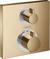 Hansgrohe Термостат для ванны Hansgrohe Ecostat Square на 2 потребителя 15714140 Hansgrohe Термостат для ванны Hansgrohe Ecostat Square на 2 потребителя 15714140