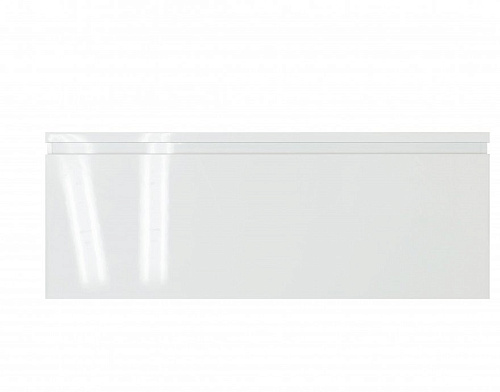 Тумба Эстет ФР-00002926 Dallas Luxe с раковиной 140х50 см L, подвесная, 1 длинный ящик, белая купить недорого в интернет-магазине Керамос