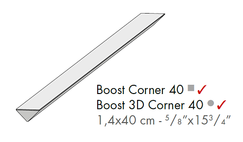 Декоративный элемент AtlasConcorde BOOST Boost3DUrbanPearlCorner40 купить недорого в интернет-магазине Керамос