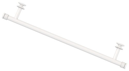 Полка Сунержа 30-2012-0470 прямая (L - 470 мм) н/ж для ДР Полка Сунержа, матовый белый