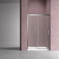 Душевая дверь Vincea VDS-4D140CL Dice, 140х200 см, профиль хром/стекло прозрачное