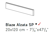 Декоративный элемент AtlasConcorde BLAZE BLAZECortenAlzata20x120SP