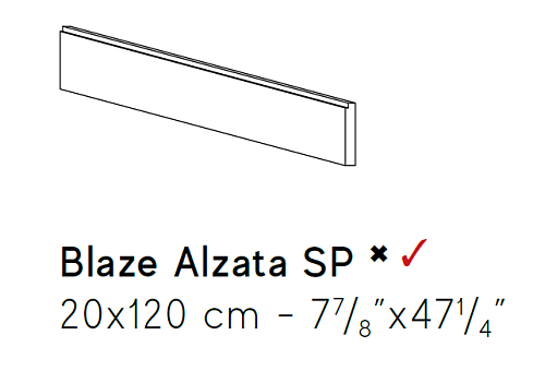 Декоративный элемент AtlasConcorde BLAZE BLAZECortenAlzata20x120SP купить недорого в интернет-магазине Керамос