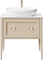 Тумба Kerama Marazzi PL.CN.80.1+1\CAP.M Plaza Classic Neo под раковину напольная 80х47 см, капучино матовый Тумба Kerama Marazzi PL.CN.80.1+1\CAP.M Plaza Classic Neo под раковину напольная 80х47 см, капучино матовый