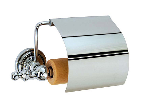 Держатель Boheme 10430 Brillante для туалетной бумаги с крышкой, хром купить недорого в интернет-магазине Керамос