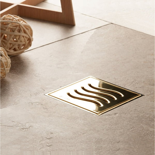 Душевой трап Pestan 13000143 Confluo Standard Tide Mask Gold, золото