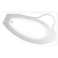 Ванна акриловая BAS В 00028 Николь без гидромассажа 170х100 см, белая Ванна акриловая BAS В 00028 Николь без гидромассажа 170х100 см, белая