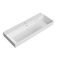 Раковина Kerama Marazzi GR.wb.120 Grande подвесная/мебельная 120х49 см, белый глянец Раковина Kerama Marazzi GR.wb.120 Grande подвесная/мебельная 120х49 см, белый глянец