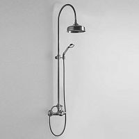 Душевая система Cisal EM00405121 Arcana Empress смеситель для душа,верхний душ Easy Clean,ручной душ с держателем и шлангом, цвет хром
