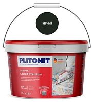 Цементная затирка Plitonit COLORIT Premium черная, 2 кг