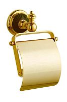 Держатель Boheme 10151 Palazzo для туалетной бумаги с крышкой, золото