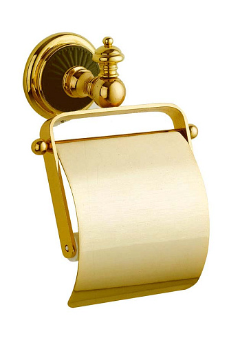 Держатель Boheme 10151 Palazzo для туалетной бумаги с крышкой, золото купить недорого в интернет-магазине Керамос