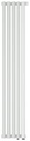 Радиатор Сунержа 12-0311-1205 Эстет-1 отопительный н/ж EU50 правый 1200х225 мм/ 5 секций, белый