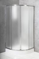 Душевой уголок BelBagno DUE-R-2-90-P-Cr, 190х90х90 см, стекло рифленое/профиль хром