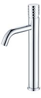 Смеситель Boheme 122-CRB Stick Diamond для умывальника, высокий, хром/черный