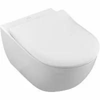Унитаз Villeroy & Boch 5614R2R1 Subway 2.0 с глубоким смывом, 37х56 см, альпийский белый CeramicPlus