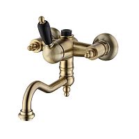 Смеситель Caprigo 02B-519-vot Adria-Uno Black Edition для ванны, бронза