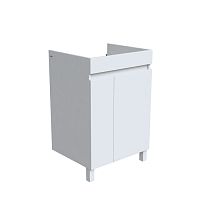 Тумба IDDIS, OPH120Di95 Optima Home напольная для стиральной машины с дверцами, 120х48 см, белый купить недорого в интернет-магазине Керамос