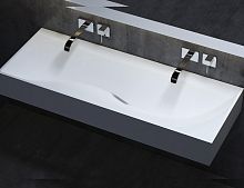 Раковина подвесная Salini 1401201MRF Sonata, материал S-Stone, 120х45 см, RAL
