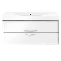 Тумба Kerama Marazzi CN.100 Canaletto под раковину подвесная 100х47 см, белый глянец