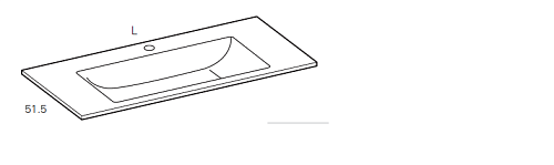 Раковина на тумбу Blob srl DRESSY TCC070 Dressy Stock NEW купить недорого в интернет-магазине Керамос