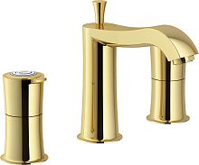 Смеситель Nobili SI98211/1GDP Sofi для раковины, royal gold