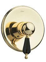 Смеситель Boheme 255 Tradizionale Nero для душа, встроенный, золото/черный