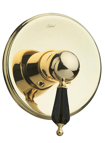 Смеситель Boheme 255 Tradizionale Nero для душа, встроенный, золото/черный