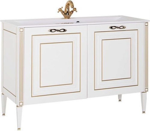 Тумба с раковиной Aquanet 00212605 Паола, 120х55 см, белая Тумба с раковиной Aquanet 00212605 Паола, 120х55 см, белая снят с производства