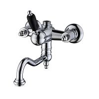 Смеситель Caprigo 02B-519-crm Adria-Uno Black Edition для ванны, хром