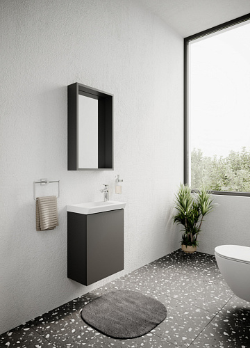 Зеркало Creavit MI1045.00 Mio подвесное 70х43 см, черный купить недорого в интернет-магазине Керамос Зеркало Creavit MI1045.00 Mio подвесное 70х43 см, черный купить недорого в интернет-магазине Керамос