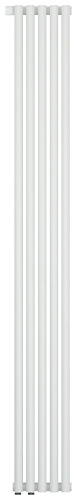 Радиатор Сунержа 30-0320-1805 Эстет-0 отопительный н/ж EU50 левый 1800х225 мм/ 5 секций, матовый белый